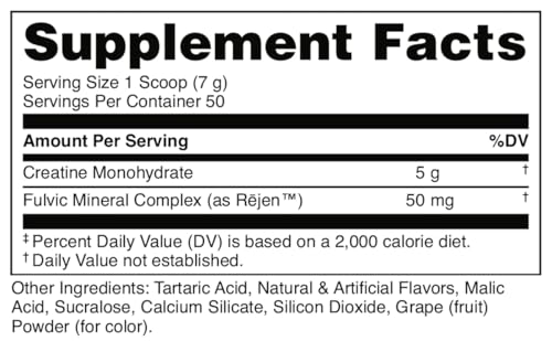 Image 2 of Bucked Up Grape Apple Creatine Monohydrate Powder 250 Grams