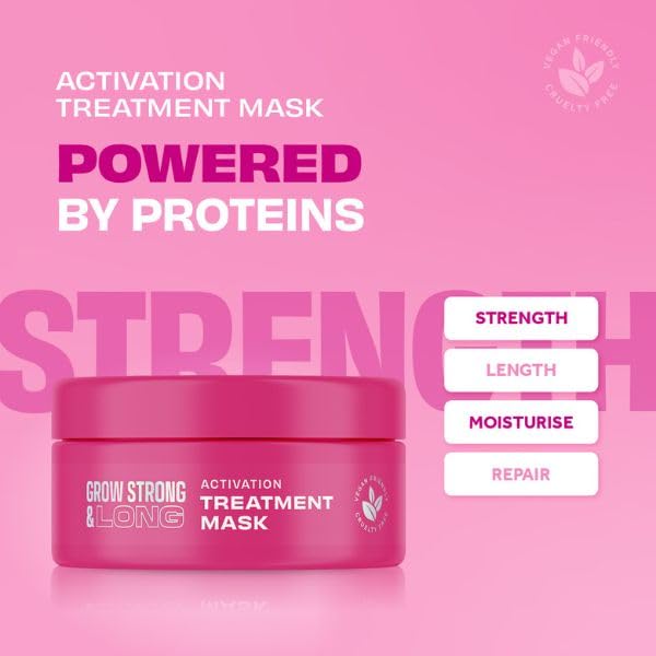 Image 2 of Lee Stafford Grow Strong & Long Activation Treatment Hair Mask 6.76 Fl Oz