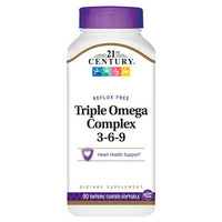Thumbnail for 21st Century Triple Omega Complex 3-6-9 90 Softgels