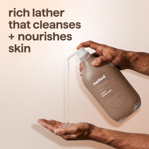 Image 6 of Method Men’s Body Wash, Sandalwood + Vetiver, 28 fl oz