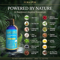Thumbnail for Image 3 of PURA D'OR Hair Thinning Therapy Biotin Shampoo ORIGINAL Herbal Scent, 16oz