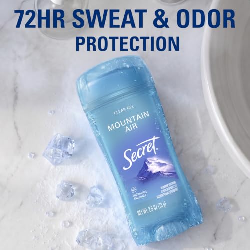 Image 3 of Secret Antiperspirant Deodorant for Women, Mountain Air Scent, 2.6 oz