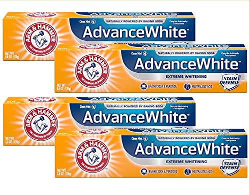 Image 1 of Default Title for the product ARM & HAMMER Advance White Extreme Whitening Toothpaste Clean Mint - 6 Oz- Pack of 4