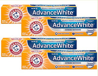Thumbnail for Image 1 of Default Title for the product ARM & HAMMER Advance White Extreme Whitening Toothpaste Clean Mint - 6 Oz- Pack of 4