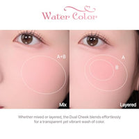 Thumbnail for Image 4 of 2aN Gleaming Tension Cushion Foundation Pact + Dual Cheek Blusher Peachy Glow Makeup Set