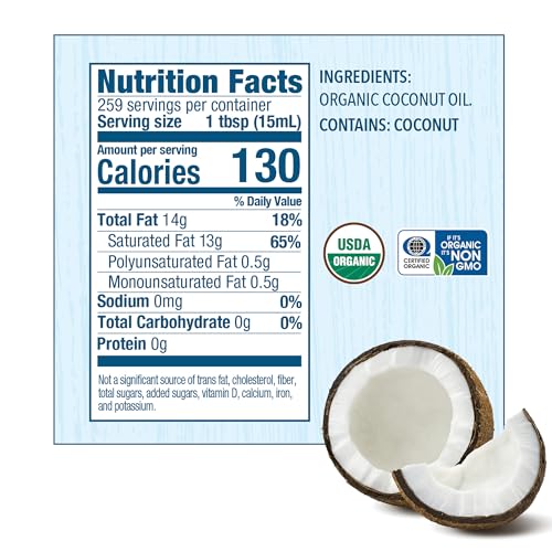 Image 2 of Carrington Farms Organic Refined Coconut Oil 1 Gallon (128 fl oz)