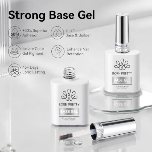 Image 6 of Born Pretty No Wipe Base Gel Coat 15ML