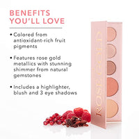 Thumbnail for Image 3 of 100% PURE Rose Gold Makeup Palette All in One Compact