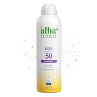 Thumbnail for Image 1 of Default Title for the product Alba Botanica Kids Sunscreen Spray for Face and Body, Tropical Fruit, Broad Spectrum SPF 50, Water Resistant, 5 fl. oz. Bottle