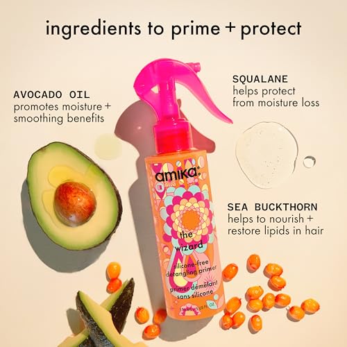 Image 4 of Amika The Wizard Silicone-Free Detangling Primer