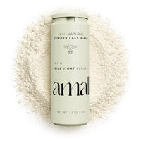 Thumbnail for Image 1 of Default Title for the product Amallow Enzyme Powder Face Wash - Gentle Exfoliating Powder-to-Foam Cleanser with Rice Powder, Papaya Enzymes & Oat Flour - Facial Cleanser for Sensitive Skin