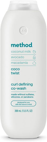 Image 1 of Default Title for the product Method Curl Defining Co-Wash, Coco Twist - 13.5 oz (Pack of 12)