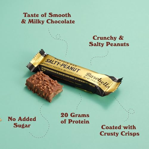 Image 4 of BAREBELLS Protein Bars Salty Peanut, 55g, 12-Pack