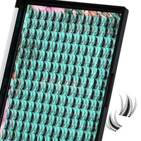 Thumbnail for Image 1 of Default Title for the product AMZGIRL LASH Lash Clusters Manga 168Pcs Eyelash Cluster Wet Look Ultra-Thin Invisible Lash Band Eyelashes Extensions Spiky Anime Wide Span Lashes for Beginners