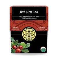 Thumbnail for Image 1 of Default Title for the product Buddha Teas Organic Uva Ursi Tea - Herbal Tea, Microplastic & Caffeine Free