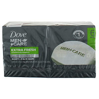 Thumbnail for Image 4 of Dove Men+Care Body & Face Bars, Extra Fresh, 4.25 oz bars, 6 ea (Pack of 3)