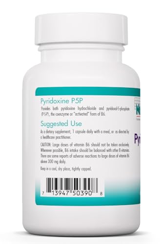 Image 3 of Nutricology Allergy Research Group Pyridoxine P5P 60 ct