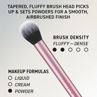Thumbnail for Image 6 of Real Techniques 6 Piece Everyday Essentials Makeup Brush Set, Includes 4 Brushes & 2 Makeup Sponges for Foundation, Blush, Bronzer, Contour, Eyeshadow & Powder, Travel Gift Set, Cruelty-Free & Vegan