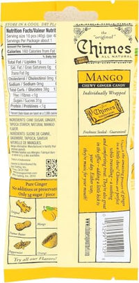 Thumbnail for Image 2 of Chimes Ginger Chews 1.5 Oz. - Pack of 3