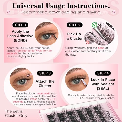 Image 21 of Goddvenus Lash Clusters Kit