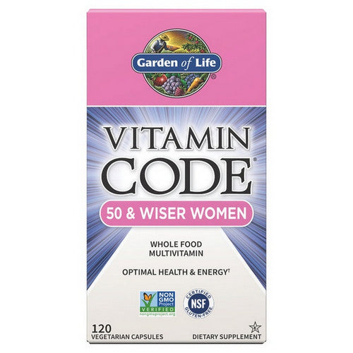 Garden of Life Vitamin Code 50 & Wiser Women's Formula 120 Caps