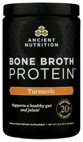 Image 4 of Ancient Nutrition Grass Fed Bone Broth Protein Powder, Pure