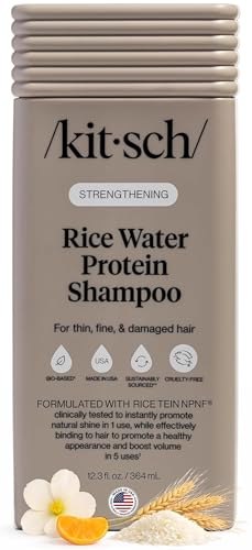Image 1 of Default Title for the product Kitsch Strengthening Rice Water Shampoo for Hair Growth – 12.3 oz