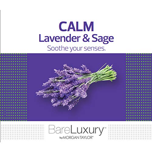 Image 2 of Morgan Taylor BareLuxury Spa Mani Pedi Calm Lavender & Sage Scrub, 8oz