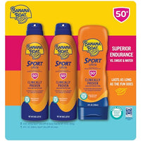 Thumbnail for Image 2 of Banana Boat Sport SPF 50 Sunscreen Triple Pack, 8 oz each (Pack of 3)