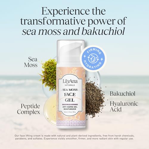 Image 2 of LilyAna Naturals Sea Moss with Bakuchiol Face Gel - 1oz