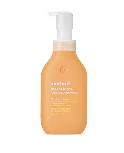 Image 10 of Vetiver + Amber / 13.5 Fl Oz (Pack of 6) for the product Method Dream Foam Foaming Body Wash