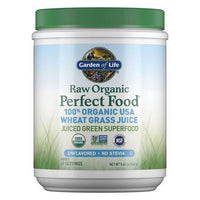 Thumbnail for Garden of Life Raw Organic Perfect Food Wheat Grass Powder 8.46 Oz
