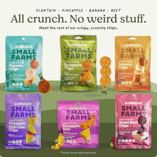 Image 4 of GOODSAM Small Farms Baked Sweet Plantain Chips, Pack of 8