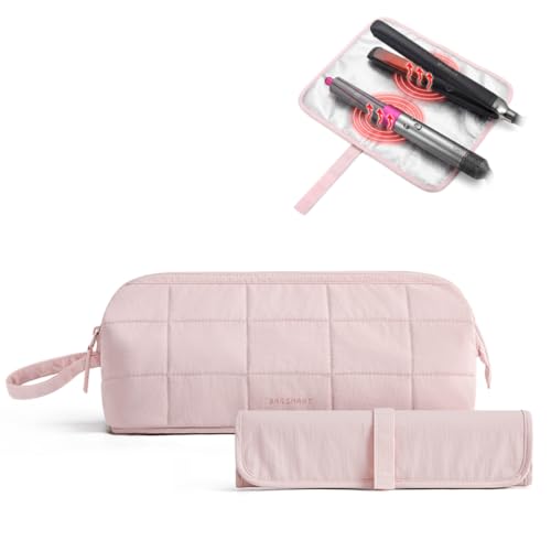 Image 2 of Baby Pink for the product BAGSMART Hair Tools Travel Bag