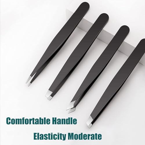 Image 5 of LUDOUPIER Tweezers Set with Travel Case 5 Pieces