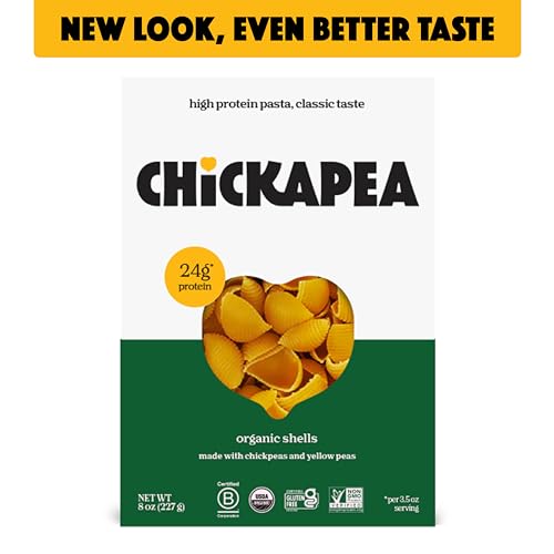 Image 3 of Chickapea Organic Chickpea Pasta - Shells - 8 oz (Pack of 6)