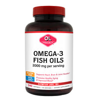 Thumbnail for Olympian Labs Omega 3 Fish Oils 2000 mg 240 sg