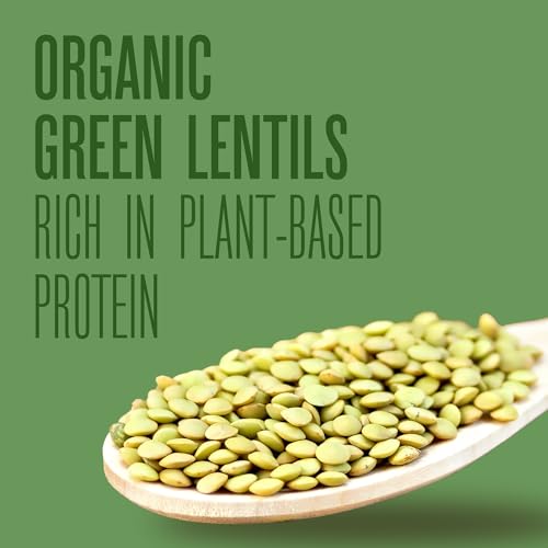 Image 6 of Arrowhead Mills Organic Green Lentils, 16 oz Bag