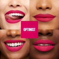 Thumbnail for Maybelline Super Stay Matte Ink Liquid Lip Color, Moodmakers Lipstick Collection, Long Lasting, Transfer Proof Lip Makeup, Optimist, Pink, 1 Count