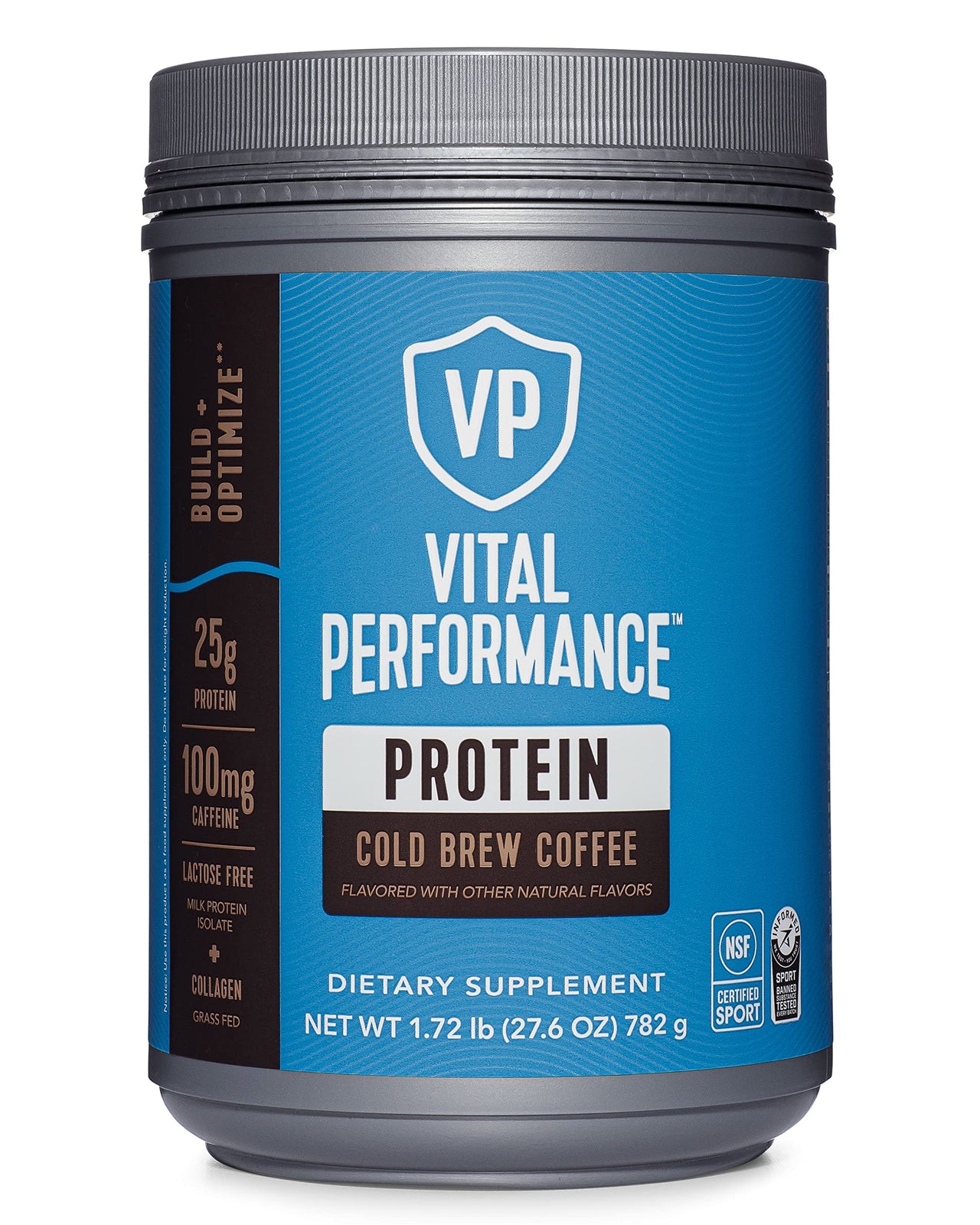 Vital Proteins Collagen Peptides Powder - Coffee Protein Powder Blend, Lactose-Free, Made Without Gluten, 1.72lb
