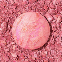 Thumbnail for LAURA GELLER NEW YORK Baked Blush-n-Brighten Marbleized Blush + Angled Brush (02 Pink Buttercream, 47mm)