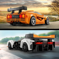 Thumbnail for LEGO Speed Champions McLaren Solus GT & McLaren F1 LM 76918, Featuring 2 Iconic Race Car Toys, Hypercar Model Building Kit, Collectible 2023 Set, Great Kid-Friendly Gift for Boys and Girls Ages 9+