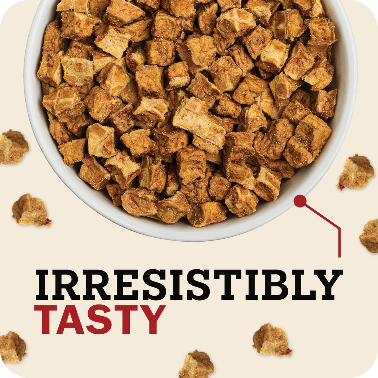 Redbarn Powerfood Air Dried Dog Food for Small Breeds - 91% Chicken & Chicken Organs with Blueberries - High Protein Dry Full Feed or Topper Made in USA for Picky Eaters - 2lb
