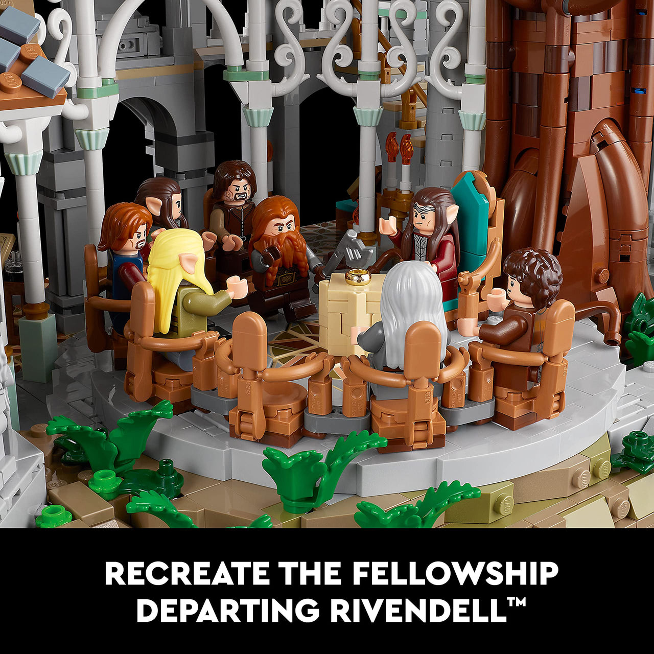 LEGO Icons The Lord of The Rings: Rivendell Building Set for Adults, Ages 18+ - LOTR Bedroom or Home Decor - Gift for Men & Women - 10316