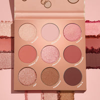 Thumbnail for ColourPop By The Rosé Eyeshadow Palette - Pink & Red Neutral Palette with Metallic and Cream Matte Finishes - High-Pigment Eye Makeup with a Long-Wearing Formula (0.3 oz)