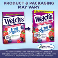 Thumbnail for Welch's Fruit Snacks, Berries 'N Cherries Snack Box, Gluten Free, 0.8oz Snack Packs (Pack of 40)