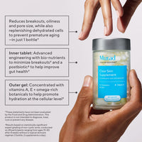 Thumbnail for Murad Clear Skin Supplement for Acne-Prone Skin – Biotin, Zinc & Vitamin A Beauty Supplement - Minimize Breakouts, Reduce Inflammation & Control Sebum at the Cellular Level, 60 Caps - 30 Day Supply