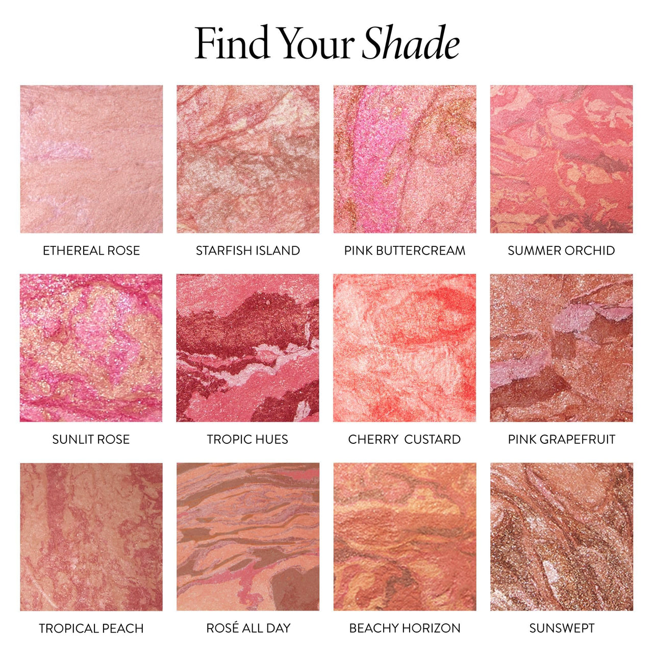 LAURA GELLER NEW YORK Baked Blush-n-Brighten Marbleized Blush for Cheeks - Sunlit Rose - Satin Finish - Buildable Color