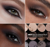 Thumbnail for Morphe 18CT Makeup Palette - Matte Essentials Artistry Palette with Cool-Toned, All Matte Shades - Made to Build, Blend & Layer Flawlessly for Everyday, Versatile Makeup Looks (0.68 oz)