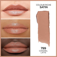 Thumbnail for L’Oréal Paris Colour Riche Original Creamy, Hydrating Satin Lipstick with Argan Oil and Vitamin E, Caramel Latte , 1 Count